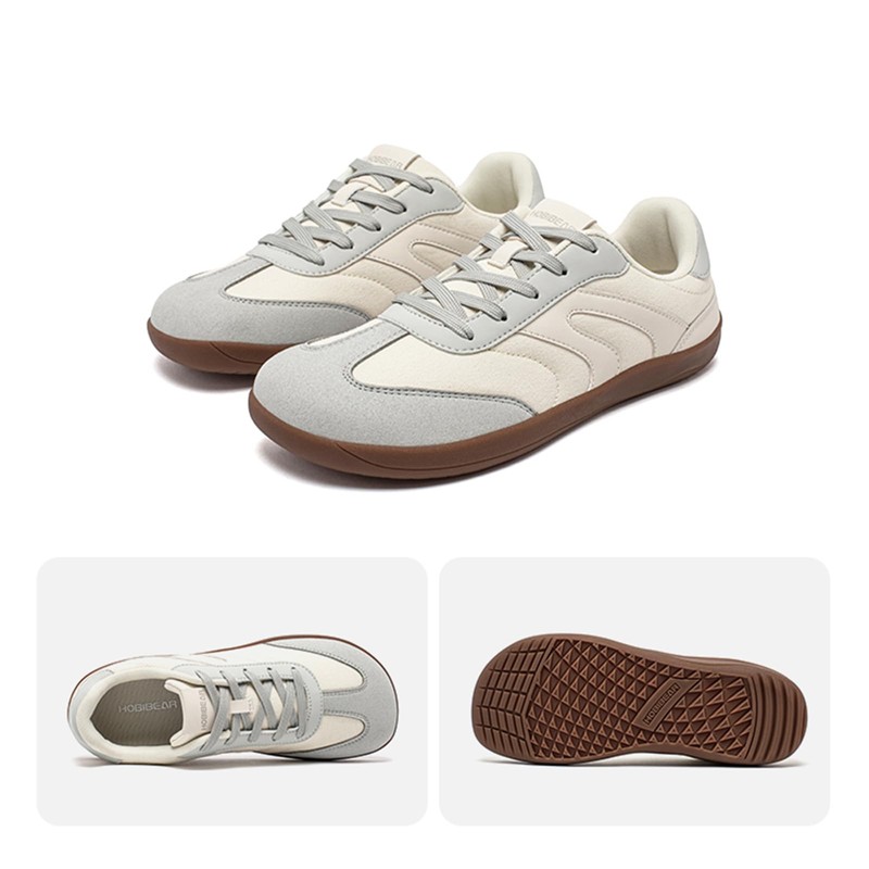 [HOBIBEAR] [ホビベアー] スニーカー ドイツ軍トレーナー メンズ レディース ドイツトレ 復古デザイン シンプルな見た目 通気