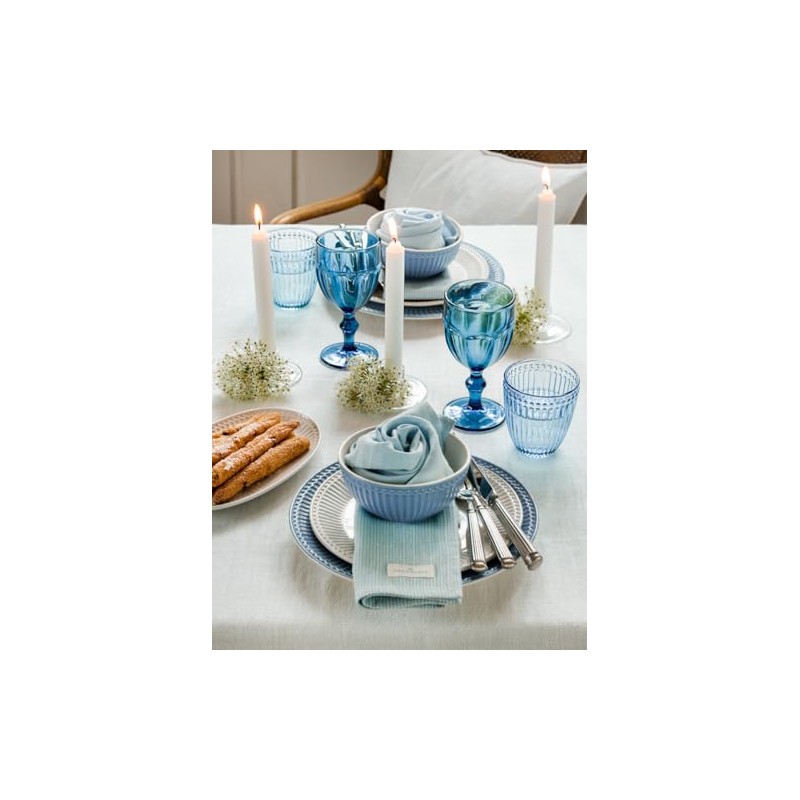 GreenGate Alice Breakfast Plate Pale Blue 18.5 cm