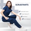 NY Threads Scrub Pants for Women, Loose Fit, Drawstring, Soft