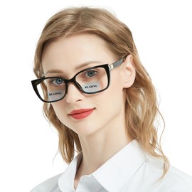Oversized Bifocal Reading Glasses for Women 1.25 by WEMOOTEANTS Women's Black Bi focus Readers 100 125 1.50 175 200 225 250 275 3.00 350