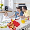 Retro Metal Bread Box for Kitchen Counter - Large Capacity