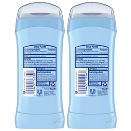 Suave Deodorant Antiperspirant for Women, Variety Pack – Powder + Fresh, Invisible Solid, 48H Protection, Anti-Staining, 2.6 Oz Ea (2 Piece Set)