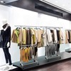 Simple Trending Double Rod Clothing Garment Rack, Rolling Clothes Organizer