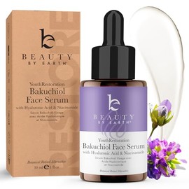 Face Serum - Bakuchiol Plant Based Alternate Serum for Face Anti Aging Serum with Hyaluronic Acid  Niacinamide Brightening Serum, Bakuchiol Serum,... 