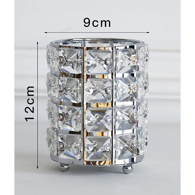 umely Crystal Trinket Case, Makeup Brush Case, Storage, Interior, Stylish,