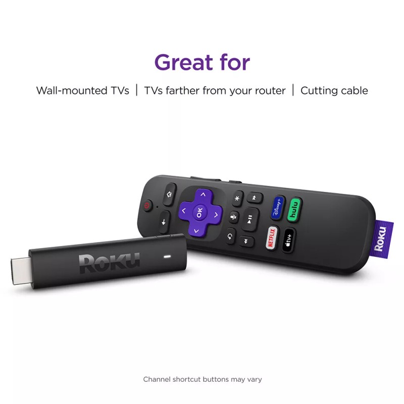 Roku Streaming Stick 4K (2021) 4K/HDR/Dolby Roku Voice Remote and