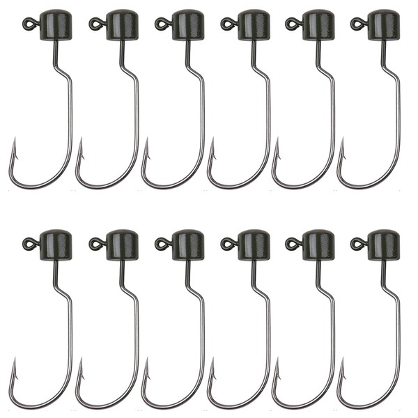 Fishing Jig Heads Ned Rig Hooks Finesse Mushroom Jig Heads