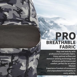 LANLFY 2PCS FR Face Mask with Neck Protection Fire Resistant Balaclava for Woodworking Grinding Metal Work ANSI Certified Comfort Fit Adjustable Design Camo/Paisley One Size