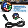 SUIOPPYUW RGB Waterproof Connector Light Underwater Lighting Feature Garden Underwater