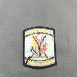 Vietnam Veteran 2.25" Novelty Emblem Flags Black White Hat Patch