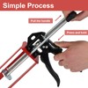 250mL 10:1 Epoxy Gun – Dual Cartridge Adhesive Dispenser for