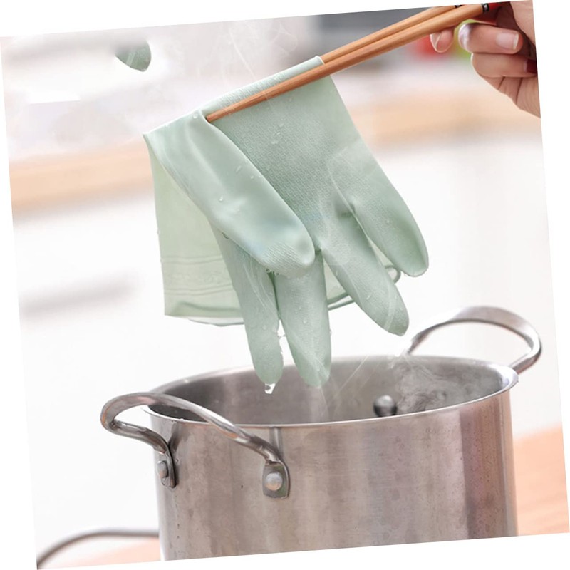 ORFOFE 1Pair Cleaning Gloves Durable Dishwashing Mittens for Home Use