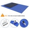 Noosverl Solar Panel Mount Kit (12 cm) and Accessories Black
