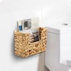 BTSKY Mail Organizer Wall Mounted File Holder Natural Water Hyacinth