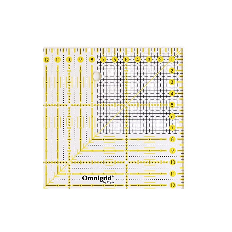 Prym PRM611306 Omni Grid Ruler, 5.9 x 5.9 inches (15