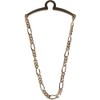 Competition Inc. Men's Figaro Style Link Tie Chain, Gold