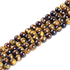 Ruilong High Quality Tiger Eye Gemstone Beads for Jewellery Making 12mm