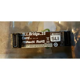 ASRock New ASRock SLI_Bridge_2S 2-Way SLI Card Rigid Adapter 2.5" 64mm 80-CXG1S0-1D01
