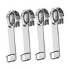 SHINEOFI 4pcs Heavy Duty Luggage Zipper Pull Replacement Double Explosion