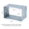 Universal Double DIN Installation Slot Metal Car Stereo Radio Mounting
