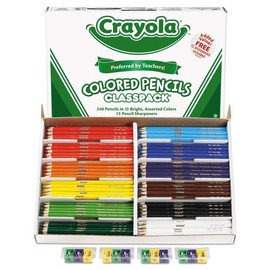 o Crayola LLC o - Classpack Colored Pencils, 240/ST, 12 Assorted Colors