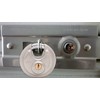 Same Keys for 2 Stainless Steel Disc Padlock 2-3/4", Self