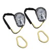 1 Pair Amber LED Turn Signal Light Indicator Lamp Flush