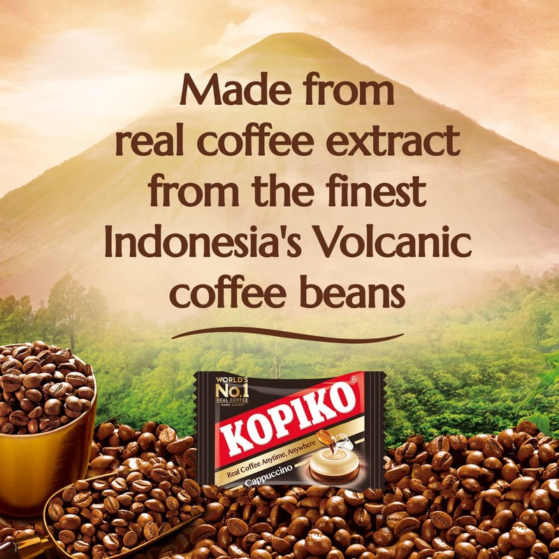 Kopiko Coffee & Cappuccino Candy – Bold-Tasty Hard Candy from