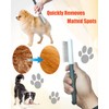 2 PCS Pet Comb with Long & Short Stainless Steel