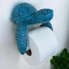Sea Turtle Wall Mount Toilet Paper Roll Holder Rustic Nautical