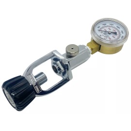 Preece Precision Scuba Tank Pressure Check Gauge, AIR RIFLE, SCBA, PAINT BALL TRANSFILL