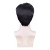 Creamily Peluca Corta Recta Natural Pelo Sintético Negro
