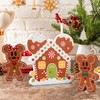 Gingerbread Christmas Tiered Tray Decor Set - 3pcs Wooden Gingerbread