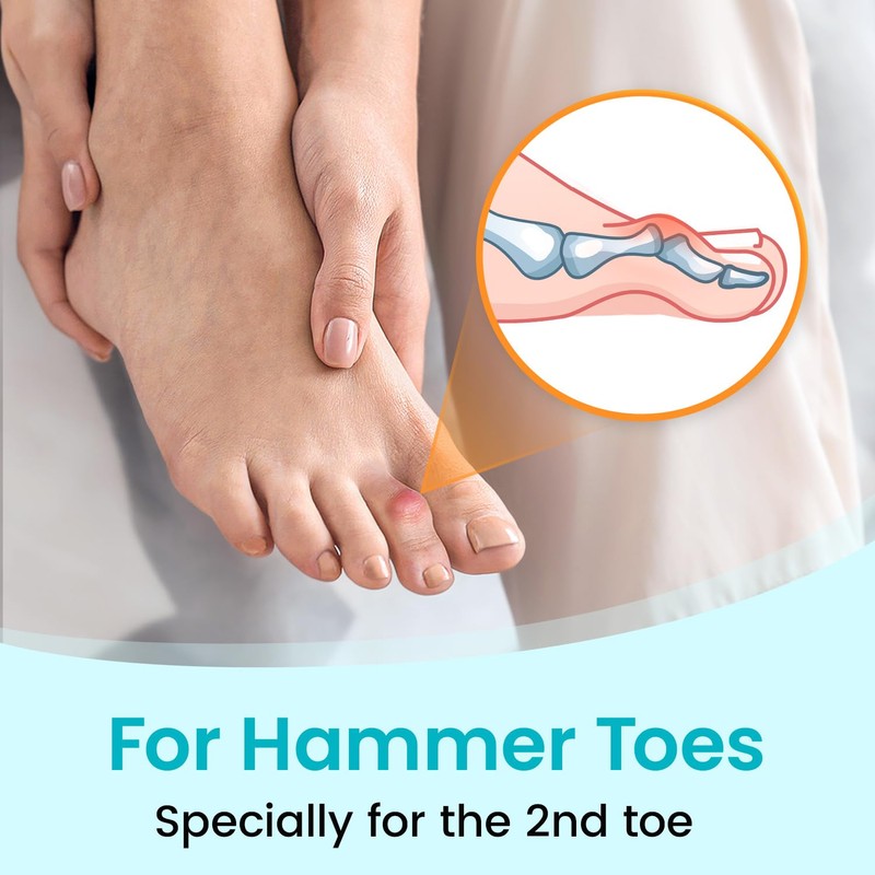 Hammer Toe Straightener Corrector Wrap for Women & Men, Hammer