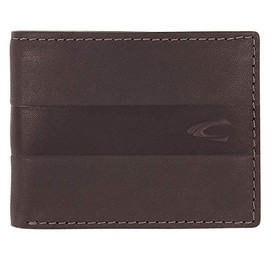 camel active Mali Men's RFID Wallet Small Landscape Format Leather Brown, brown, 000500