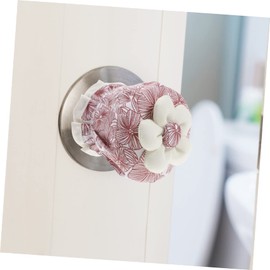 OSALADI 6pcs Decorative Door Knob Covers Handle Protectors for Use Easy to Install Removable Soft for Safety