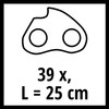 Genuine Einhell Replacement Chain 25.5 cm (Chainsaw Accessory, Fits Petrol