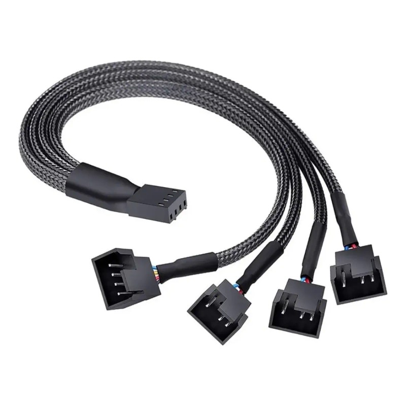 Fan Splitter Cable Divisor Ventilador Pc 4 Pins Pwm 1