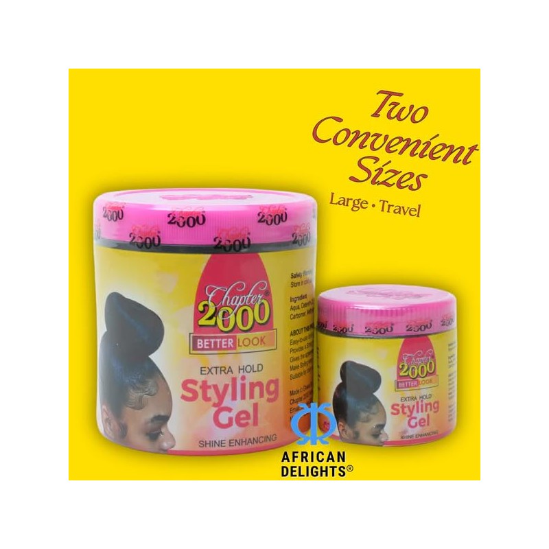 Chapter 2000 Extra Strong Hold Styling Gel for Men &