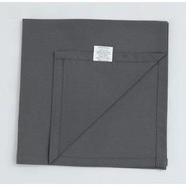 COTTONVILL 100% Cotton Cloth Napkins Highly Absorbent Fabric (18x18 inch 12 Pack, 12-Castlerock Gray)