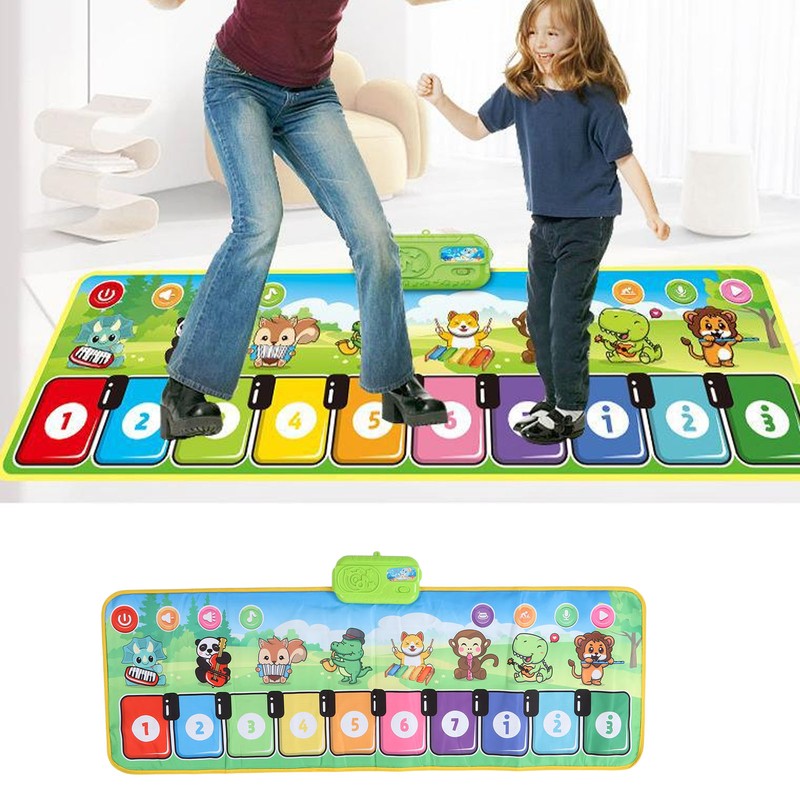 Kids Musical Mat Educational Folding Portable Toddlers Music Floor Keyboard