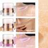 KARLOR Körper Highlighter Puder mit Applikator, Körper Schimmer Puder Gesicht