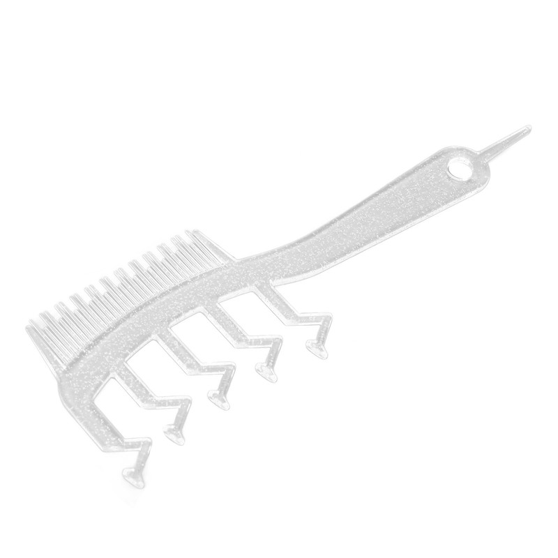10pcs Z Shaped Wide Tooth Comb Stylish Portable Double Sided