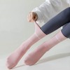 Women's Non-Slip Mid-Calf Toe Socks for Yoga & Pilates Home Training 05. Gray