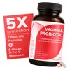 HerAuré Feminine Probiotics for Women | pH Balance, Odor Control, Moisture & Flora Health | 7B CFU, Mushrooms, Cranberry, Beta-Glucan | 60 Capsules