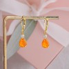 CiNily Opal Dangle Earrings for Women Leverback Drop Earrings 14K