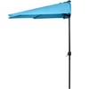 ABCCANOPY Patio Umbrella 9FT - Outdoor Half Umbrellas for Patio,