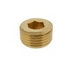 Sealing plug without collar with hexagon socket R 1/4 inch,