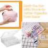 Tatxmalv Transparent Storage Boxes, 30-Piece Mini Sorting Boxes, Made of