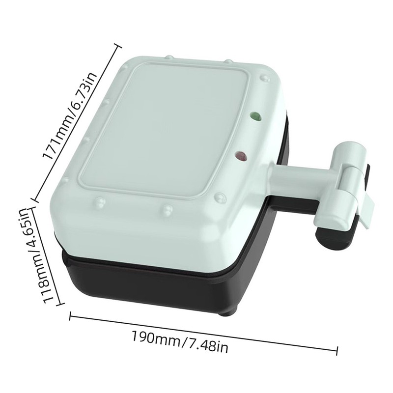 Breakfast Sandwich Maker Compact Electric Sandwich Maker with Non-Stick Plates